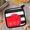 Этель / Ethel / Potholder "Laugh" 19x19cm, 100% x / l, batting 250g / m2