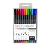 BrunoVisconti / Set of capillary handles 12 colors "Basic" 0,4 mm