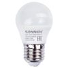 SONNEN / Đèn LED 7 (60) W, đế E27, bóng, ánh sáng trắng ấm, LED G45-7W-2700-E27