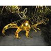 Ленивые Бобры / Lazy Beavers / Mirror Christmas tree toy "Tyrannosaurus"