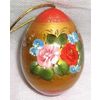 Easter egg made of wood, hand painted on a ribbon 7 cm high