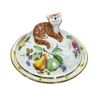 Гжельский Фарфоровый завод / Pancake maker All for the cat Shrovetide in painting Fruit diameter 26.5 cm