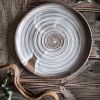 Антикварня / Antique / Medium plate "Milk 4"