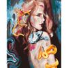 Опт-картина / Pintura por números 40x50 Menina com cobras