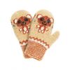Children's mittens "Teddy bear" for a child 2-3 years old