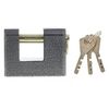 Cadenas, largeur 80 mm, fonte, anse d-12 mm, finnois, 3 clés, SIBRTECH, ZN2-3