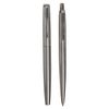 Parker / Jotter Core FK61 Stainless Steel CT M set: ballpoint pen + fountain pen, 1.0 mm