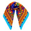 Золотая Хохлома / Silk scarf in the box "Golden Cockerel"