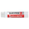 Glue stick BRAUBERG "Crystal", 25g, transparent, PVP