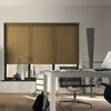 BRABIX 140x175 cm roll curtain, texture - lynn, protection 55-85%, 200 g/m2, dark beige