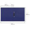 BRAUBERG 2-Ringbinder, Karton / PVC, 35 mm, blau, bis 180 Blatt (Double Life)