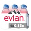 EVIAN / Still mineral water Evian, plastic bottle 0.33 l