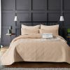 Ситрейд / Sitrade / Set single color quilted bedspread and two pillowcases 50-70, OP031