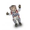 Фарфоровая мануфактура / Christmas tree toy "Astronaut in space"