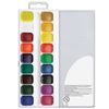 Aquarelle LUCH "Classic" 18 Farben, Honig, ohne Pinsel, Kunststoffbox plastic