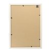 Frame 21x30 cm, plastic, baguette 16 mm BRAUBERG HIT5, white with double gold, glass