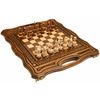 GamesDealer / Schach + Backgammon geschnitzt Breeze-2 40, Haleyan