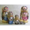 Matryoshka nº 12 "Глафира" 5 bonecos