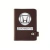 Cover avtodokumentov on the button with pockets "Documents Honda" chocolate