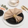 Этель / Table napkin 40 * 40 cm, col. beige, 100% cotton, twill, 250g / m2