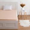 Этель / Spannbettlaken 160 * 200 * 25 cm, col. beige, 100% Baumwolle, Mako-Satin, 128 g/m²