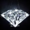 Kaemingk / LED 人物冰霜钻石 59 * 34 厘米，120 颗冷白 LED 灯闪烁，IP44