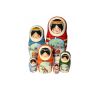 Семеновская роспись / Matryoshka Severyanochka - matryoshka booklet, 5 dolls