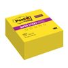 POST-IT / Self-adhesive block (sticker) Super Sticky, 76x76 mm, 350 sheets, neon yellow