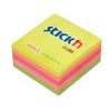 HOPAX / Self-adhesive block (sticker), 76x76 mm, 400 sheets, 5 colors, neon