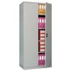 Metal cabinet BRABIX "MK 18/91/37", 1830х915х370 mm, 45 kg, 4 shelves, folding