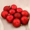 Зимнее волшебство / Set of balls "Herringbone - snowflakes and peas", d-5 cm, 34 pcs