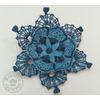 Елецкие кружева / Elets lace / Brooch lace "Flower" small