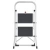 Stepladder steel + aluminum K60 StandartLine 2 wide steps with mat Hailo