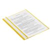 STAFF plastic folder, A4 100/120 µm, yellow