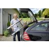 Stepladder telescope. aluminum T80 FlexLine 260, 9 steps, Hailo