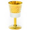 Glass on the leg of zirconium "LILY"