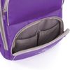 Mochila BRAUBERG CLASSIC, estructura ligera, material de primera calidad, "Mariposa", violeta, 37x32x21 cm