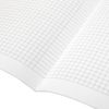 BRAUBERG / Notebook 48 y. checkered cover leatherette matting, stitching, A5 (147x210mm), BLUE, MOVE / 10 pcs.