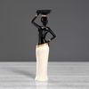 Керамика ручной работы / Figurine "Ethiopian with a plate" 32 cm