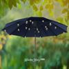 Kaemingk / Cosy Lounge Ombrello Retro Ghirlanda 20 luci LED bianco caldo 1.2m PVC nero IP44