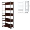 Metal rack, 1630 x650 x300 mm, grey frame, 5 shelves LDSP nut