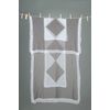 Оренбургский Пуховый Платок / Openwork downy tippet, color gray / white