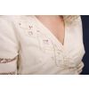 Снежинка / Snowflake / Women's dress "A-la-russ" with an undercut under the bust and embroidery