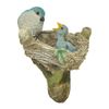 Ремеко / Mounted garden figure "Birds in a nest" L12.5W14H23.5cm