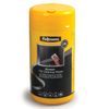 FELLOWES / Wet cleaning wipes for monitor screens and optical surfaces, in a tube 100 pcs.