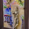 Золотая антилопа / Painting "Guy with a rose. Embankment. Sailboats" backlit