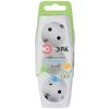 ЭРА / Mains tee 3 sockets, grounded, with shutters, white