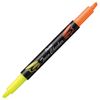 Highlighter PENTEL bilateral (Japan), YELLOW/ORANGE, "Twin Checker", line 3.5 m