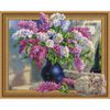 Опт-картина / 3D Diamond mosaic 40x50, round rhinestones Lilac