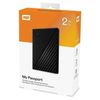 WESTERN DIGITAL / Hard disk external HDD My Passport 2TB 2.5 ", USB 3.0, black-WESN